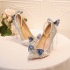Hime Lolita Tea Party High Heels Shoes by Hexagram (HX01)